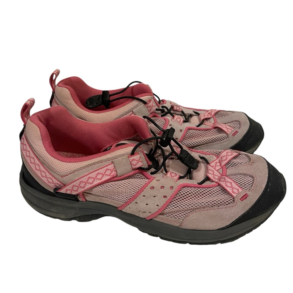 Women's LANDS END Beach Combers Pretty In Pink Hiking Shoes